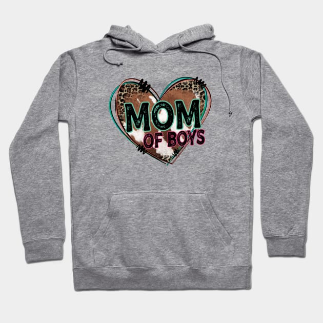 mom of boys Hoodie by DigitalCreativeArt